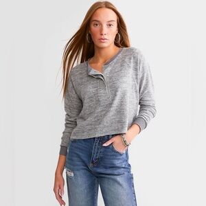 Fitz + Eddi Gray Women's Henley Top
